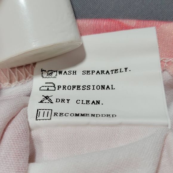 Noracora Women Shirt Size M Pink Preppy Lace Dainty Floral Classic Short Sleeves - Picture 8 of 8